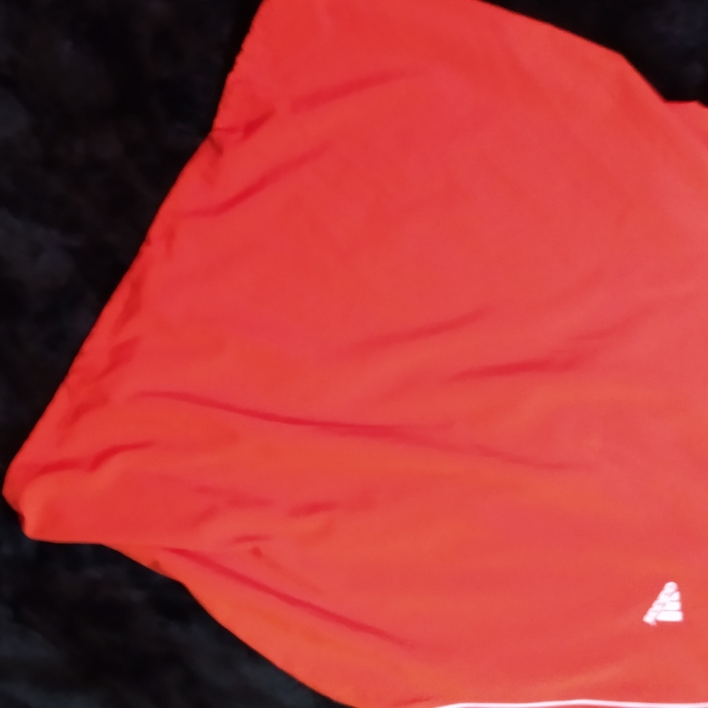 Men's XXL Adidas pullover hooded orange
